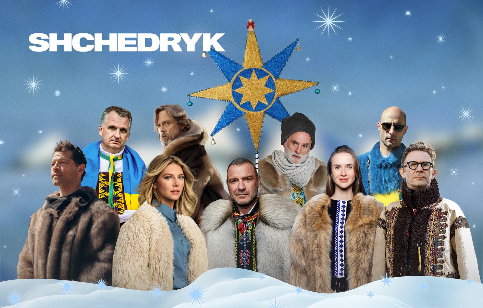 UNITED24 ambassadors wish Ukrainians a happy holidays with Shchedryk